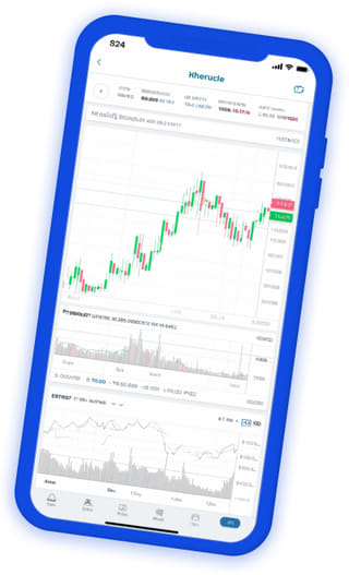 Dashboard de portefeuille en direct de l'application de trading crypto Titrésonde
